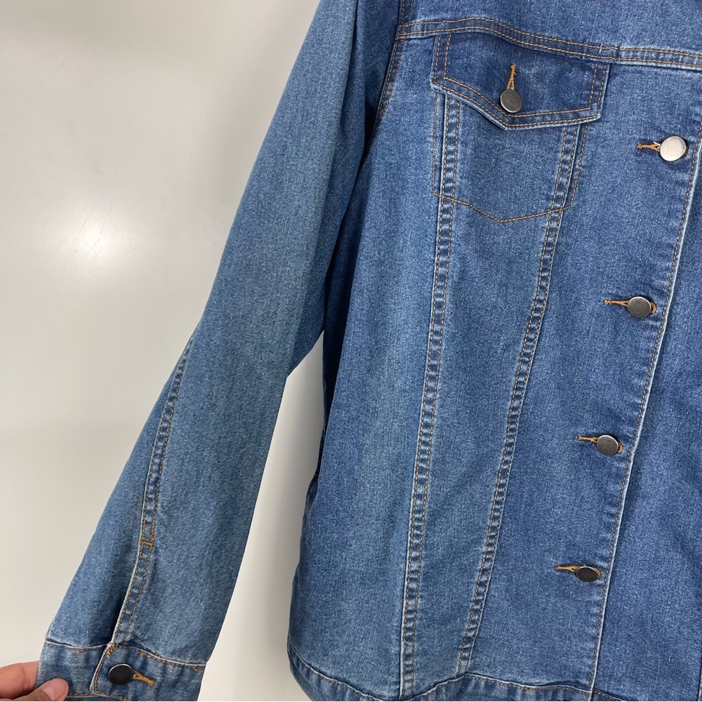 Bradford Exchange USA Denim Jacket Embellished Women’s Medium Patriotic Western - Picture 6 of 12